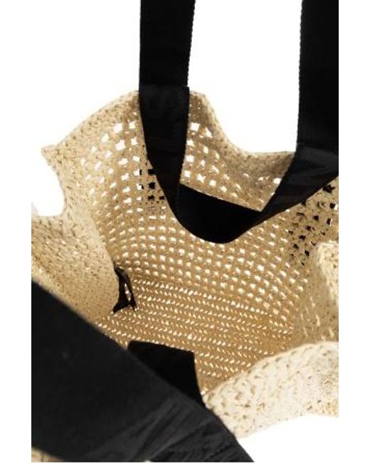 AllSaints Natural Lullah Open Weave Tote Bag