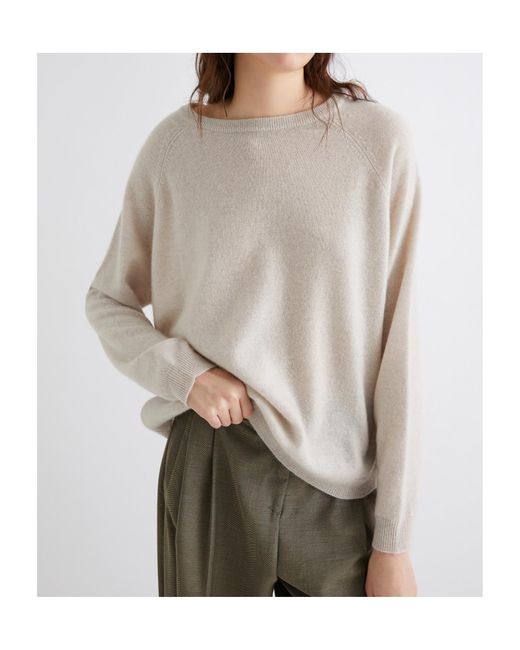 Marella White Pure Cashmere Sweater