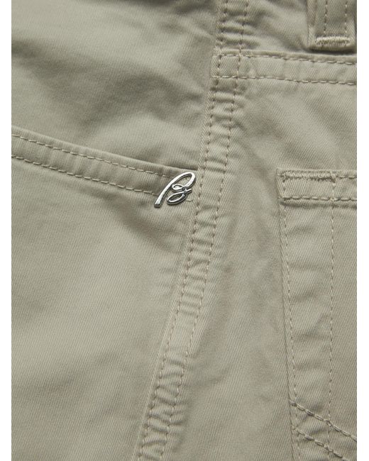 Brioni Gray Belt-Loop Jeans for men