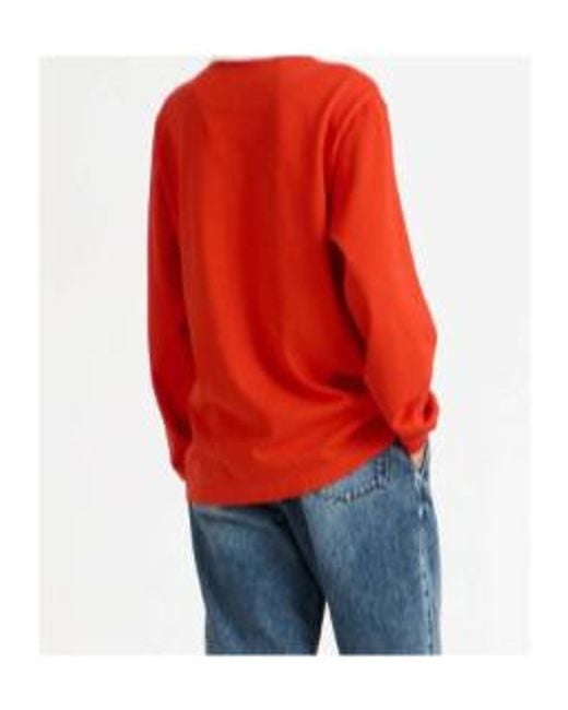 J.W. Anderson Red Jw Anderson Super Speed Logo Rugby T-Shirt
