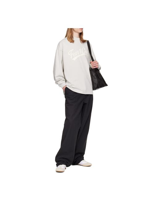 Fear Of God White Long-Sleeved T-Shirt for men