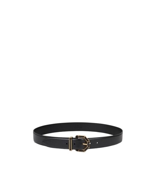 Etro White Geometric-Buckle Belt