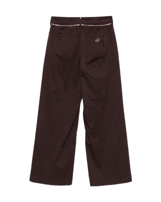 Liu Jo Brown High Waist Flared Jeans