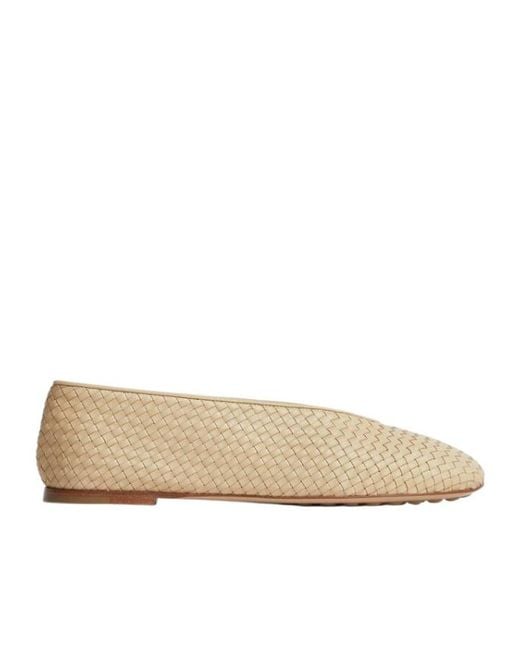 Bottega Veneta Natural Rosa Ballerina Shoes