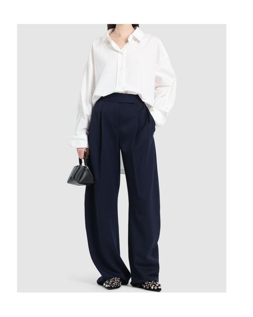 The Attico Blue Pocket Casual Pants