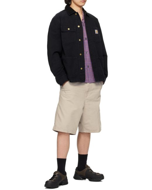 Carhartt White Single Knee Shorts for men