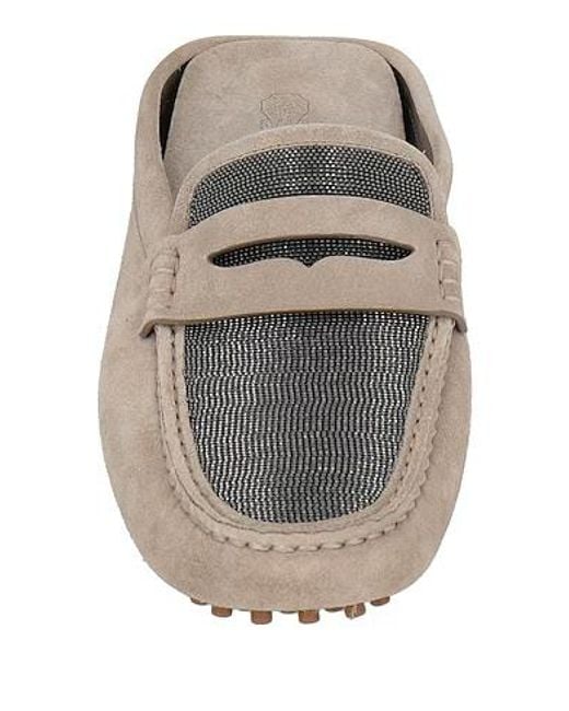 Brunello Cucinelli White Plain Colour Mules