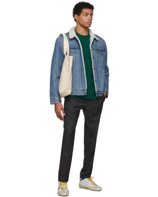 Maison Kitsuné Green Fox Hear-Patch Cotton T-Shirt for men
