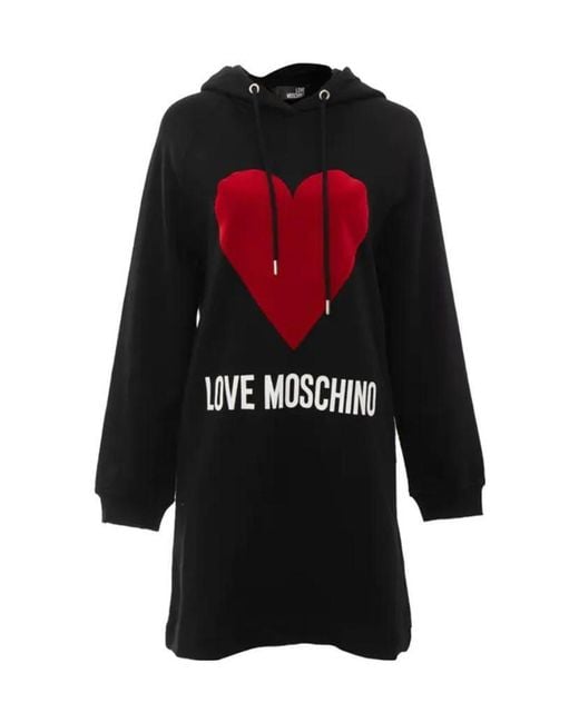 Moschino Black A Printed Dress