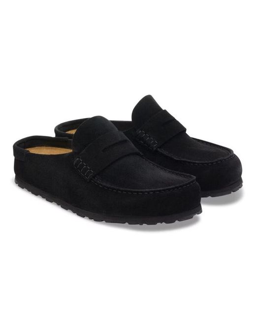 Birkenstock Black Naples Wrapped Shoes for men