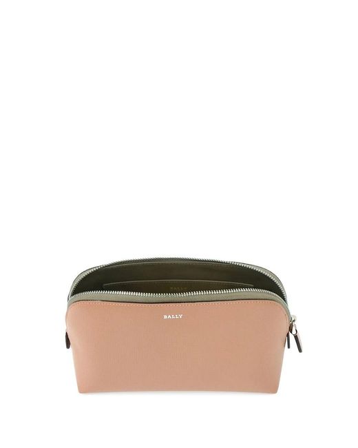 Bally Pink Wrap Zipper Wallet