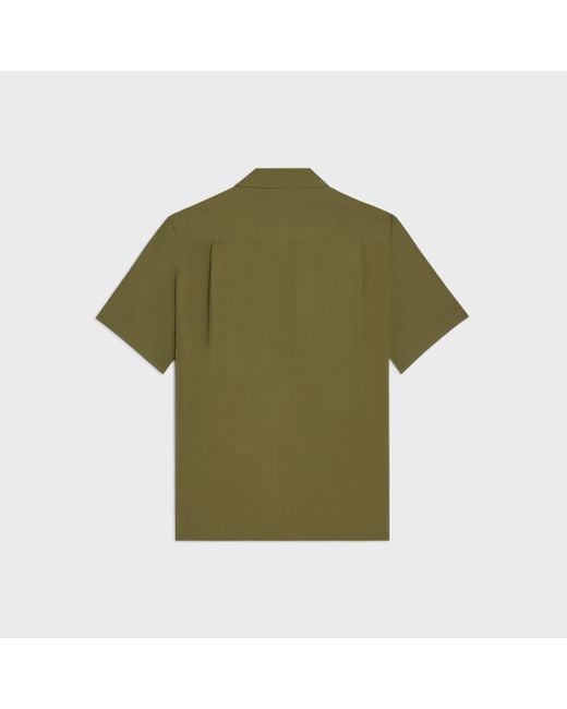 Céline Green Bowling Shirt for men