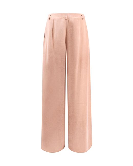 Giorgio Armani Pink Wide-Leg Trousers