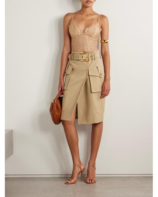 Zimmermann Natural Lace Teddy Bodysuit