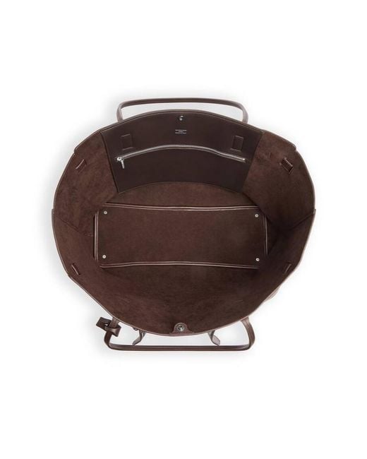 Balenciaga Brown Suede Bel Air Tote Bag