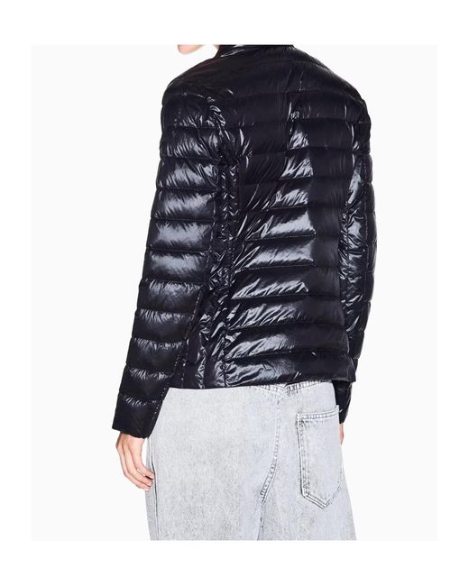 ARMANI EXCHANGE Blue Zip Padded Coat