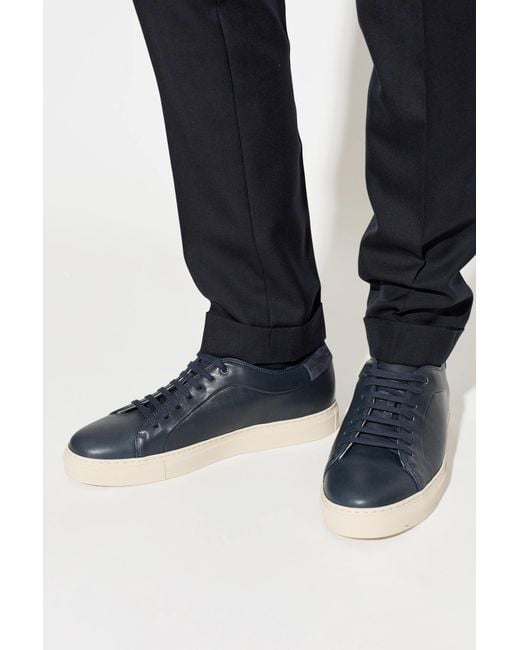 Paul Smith Blue Suede Panel Sneakers for men