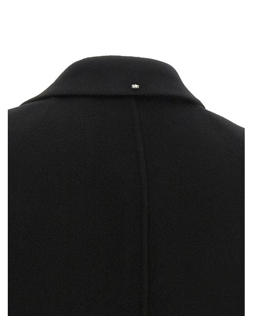 Sportmax Black Spxrapido Belted Jacket