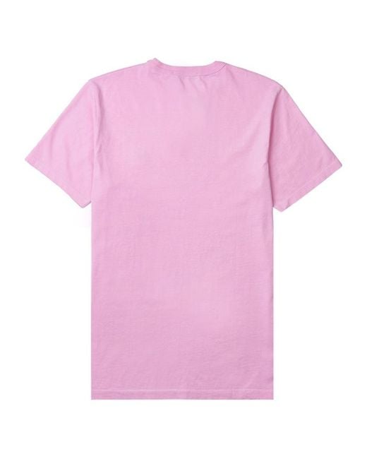 Maison Kitsuné Pink Logo T-Shirt for men
