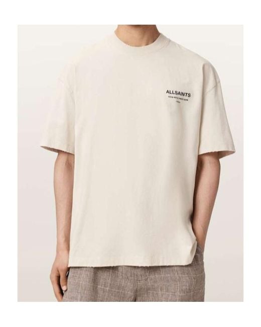 AllSaints White Dreamer T-Shirt for men