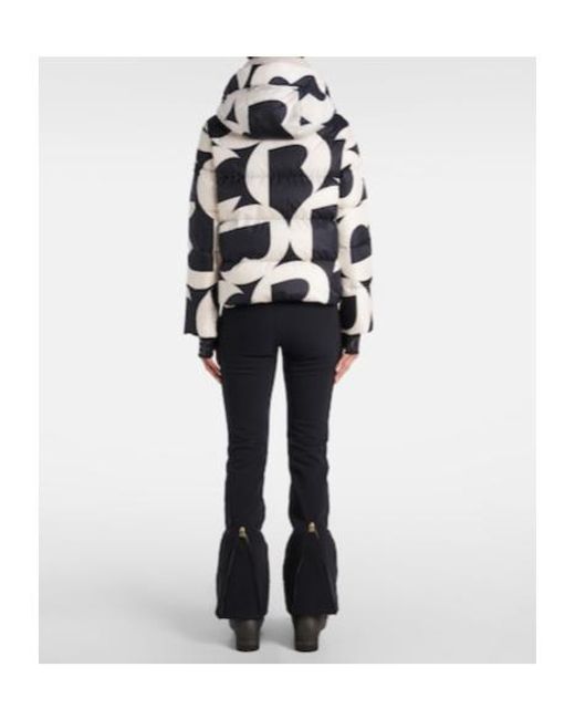 Bogner White Maja Printed Down Ski Jacket