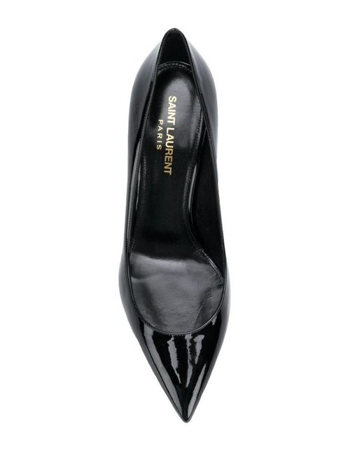 Saint Laurent Black Opyum Pointed Toe Pumps
