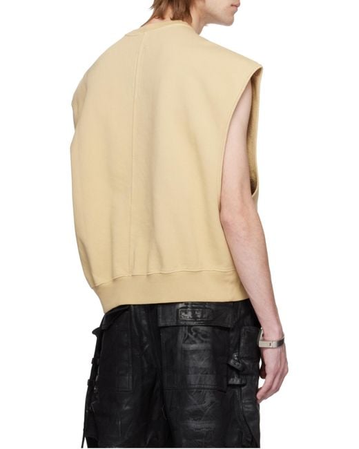 Rick Owens White Hollywood Sl Jumbo Tatlin Vest for men