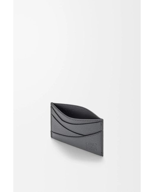 Loewe Gray Puzzle Plain Cardholder for men