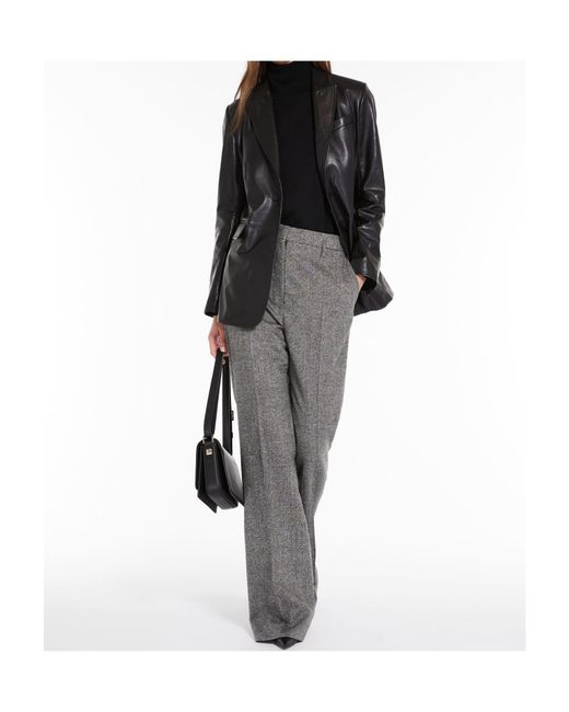 Max Mara Black Single-Breasted Blazer