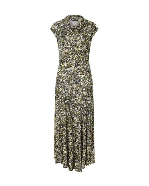 Proenza Schouler Women's Green Tamara Asymmetric Draped Printed Jersey Maxi  Dress