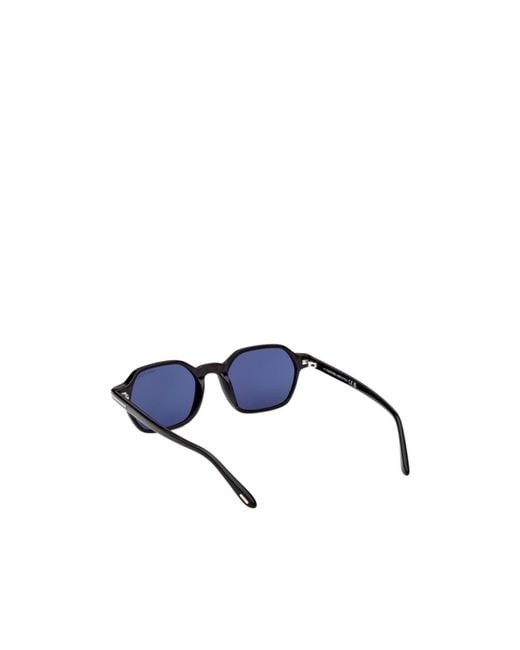 Tom Ford Blue Eyewear Geometric Frame Sunglasses for men