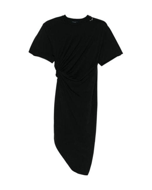 Mugler Women's Black Short Sleeve Dress