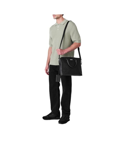 Boss Black Grainleather Briefcase for men