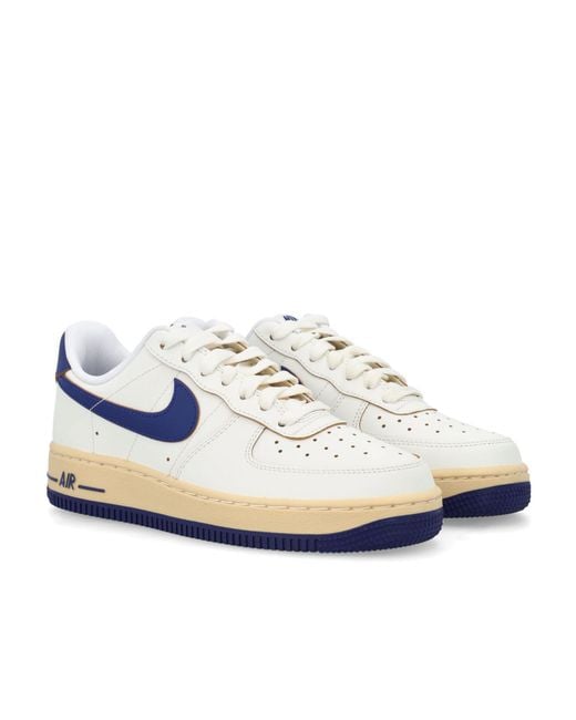Nike Blue Air Force 1 Low-Top Sneakers for men