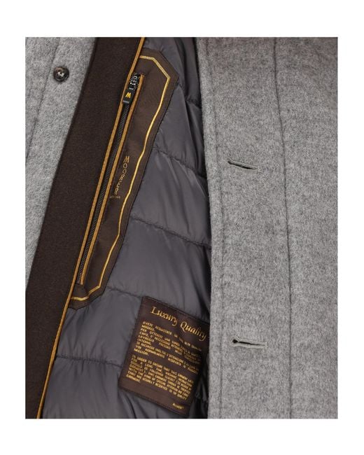 Moorer Gray Long-Sleeved Casual Jacket for men