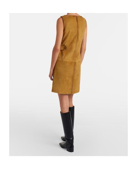 Dorothee Schumacher Natural Suede Minidress