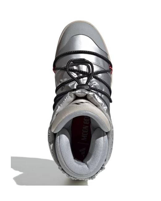 Adidas Originals Gray X Moon Boot Ace Mid Boots for men