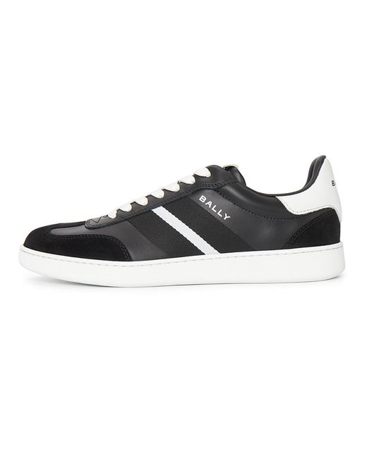 Bally Black Lace-Up Sneakers for men