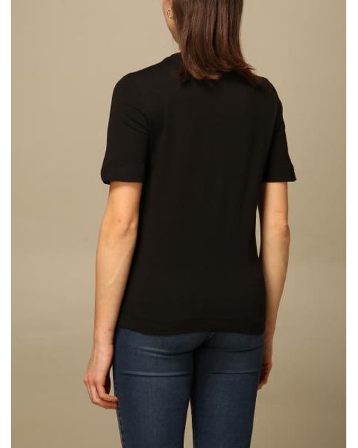 Moschino Red Heart Logo-Print T-Shirt