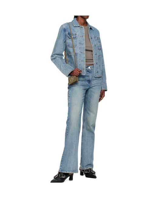 OPEN YY Blue Non-Stretch Denim Jacket