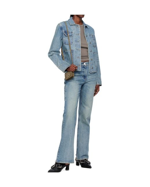 OPEN YY Blue Non-Stretch Denim Jacket