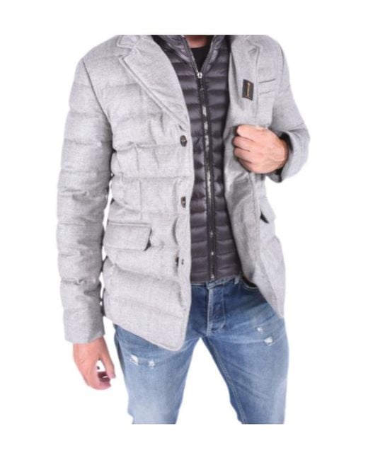 Moorer Blue Nomos Padded Jacket for men