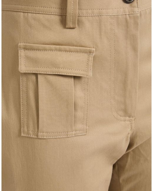 Dolce & Gabbana Natural Stretch Cargo Pants
