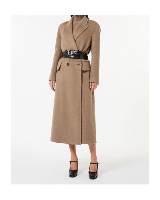 Max Mara Natural Armonia Double-Breasted Coat