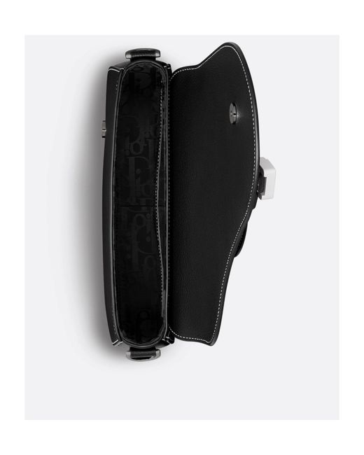 Dior Black Saddle Messenger Bag for men