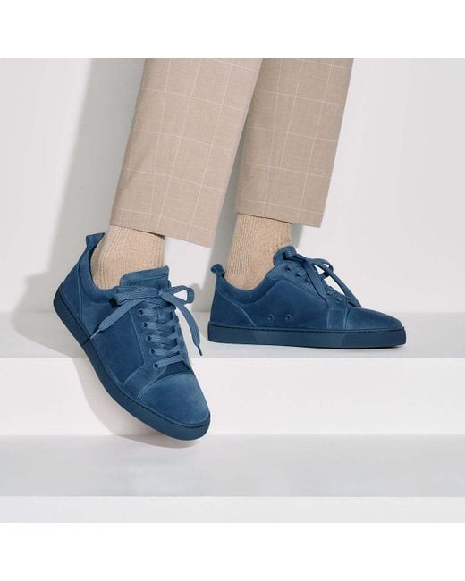 Christian Louboutin Blue Louis Junior Low-Top Sneakers for men
