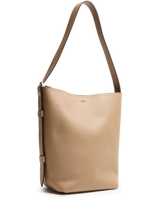 Max Mara White Logo Tote Bag