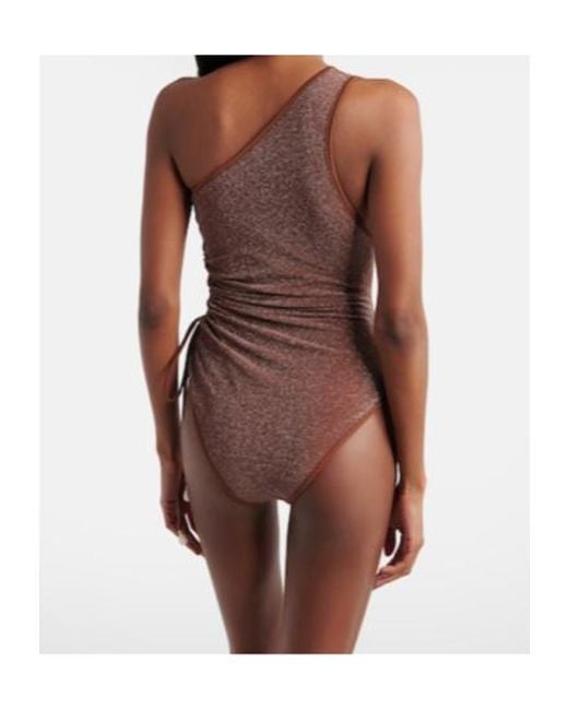 Johanna Ortiz Brown Cutout Swimsuit