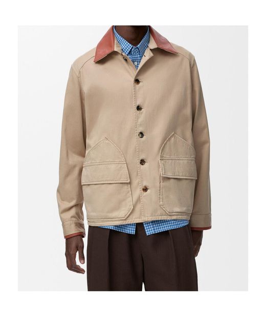 Loewe Natural Long-Sleeved Casual Jacket for men