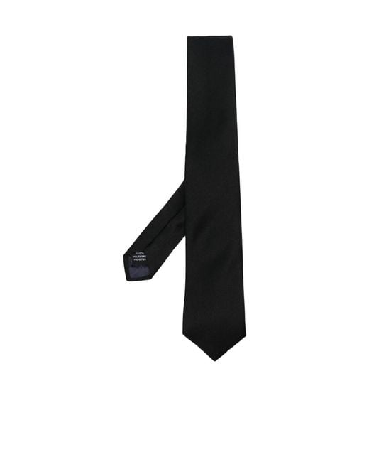 Tagliatore Black Pointed Tie for men